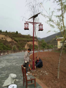 寶雞太陽能庭院燈